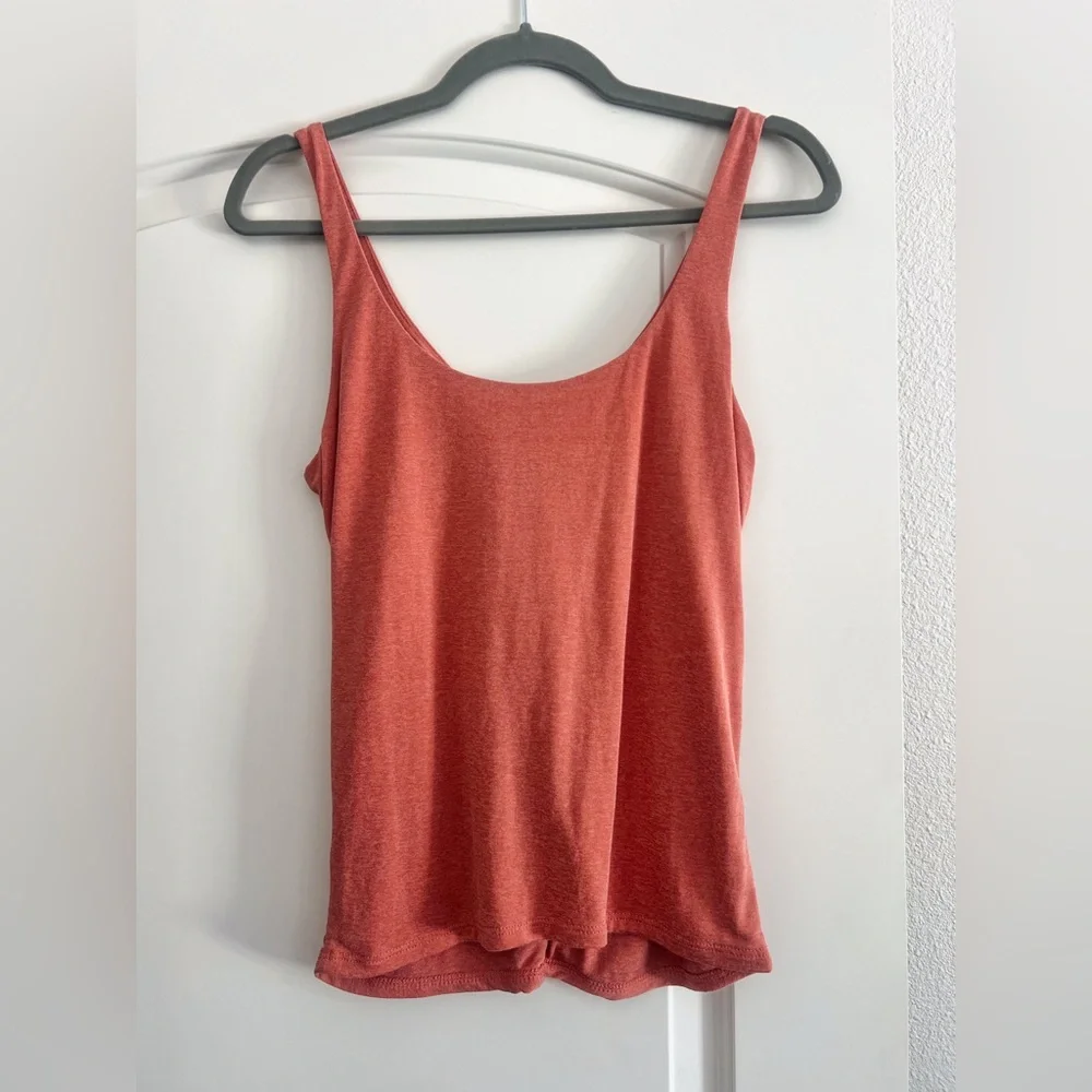 BKE Ruched Lace Up Tank Top Medium Dusty Rose Fitted Y2K - Picture 2 of 5